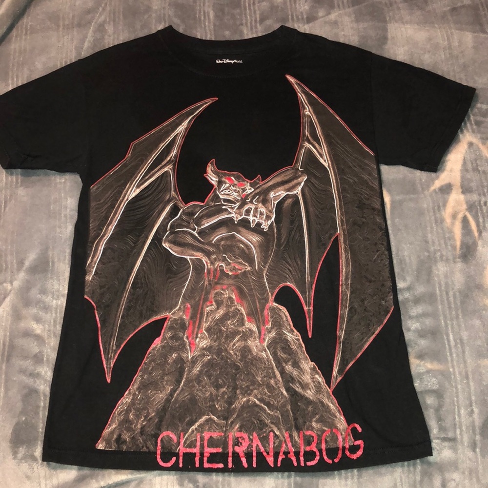 Small Black Walt Disney World Chernabog Shortsleeve Tee